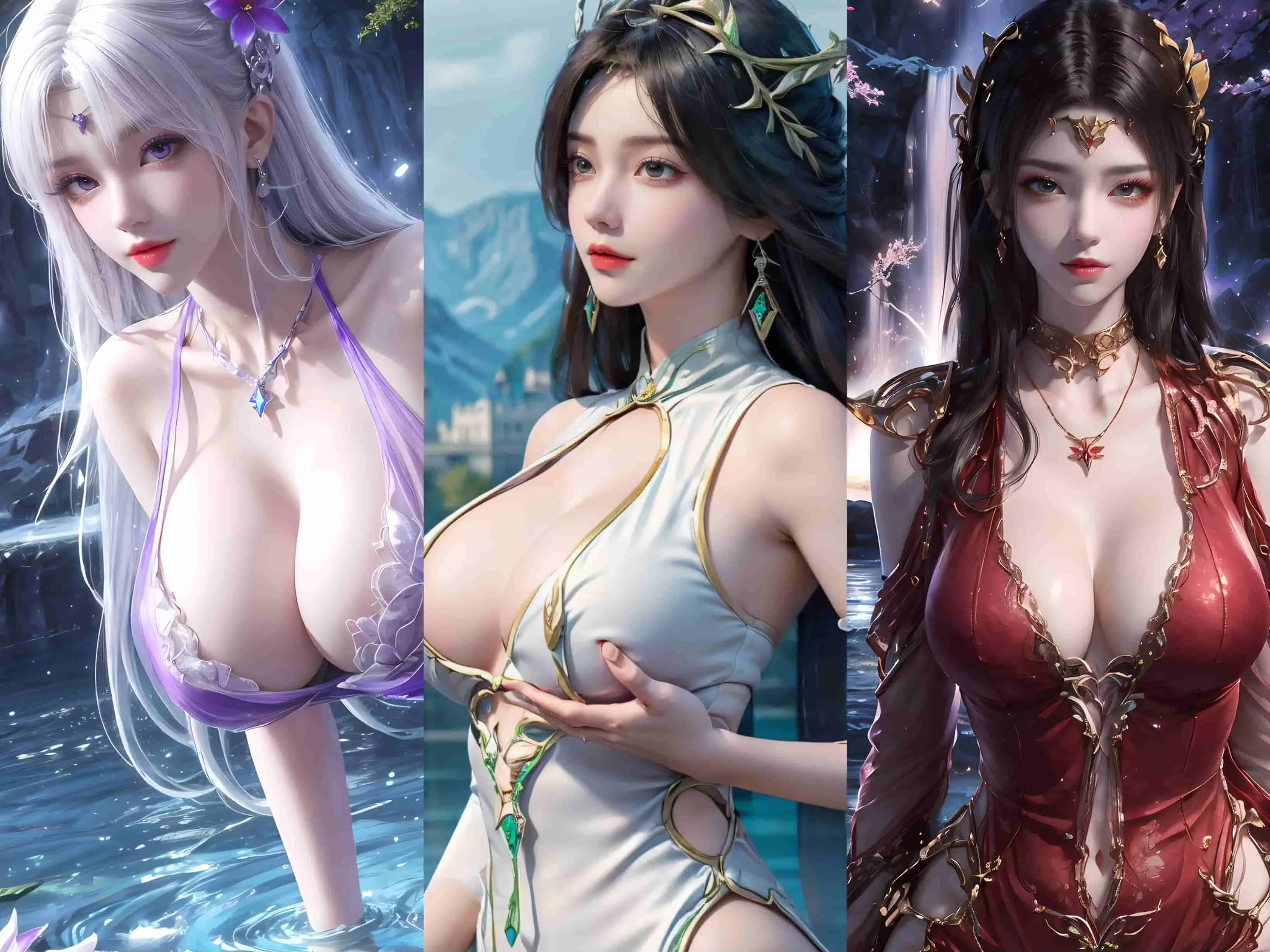 231027 美杜莎/柳神/小医仙 三组合集 1191P