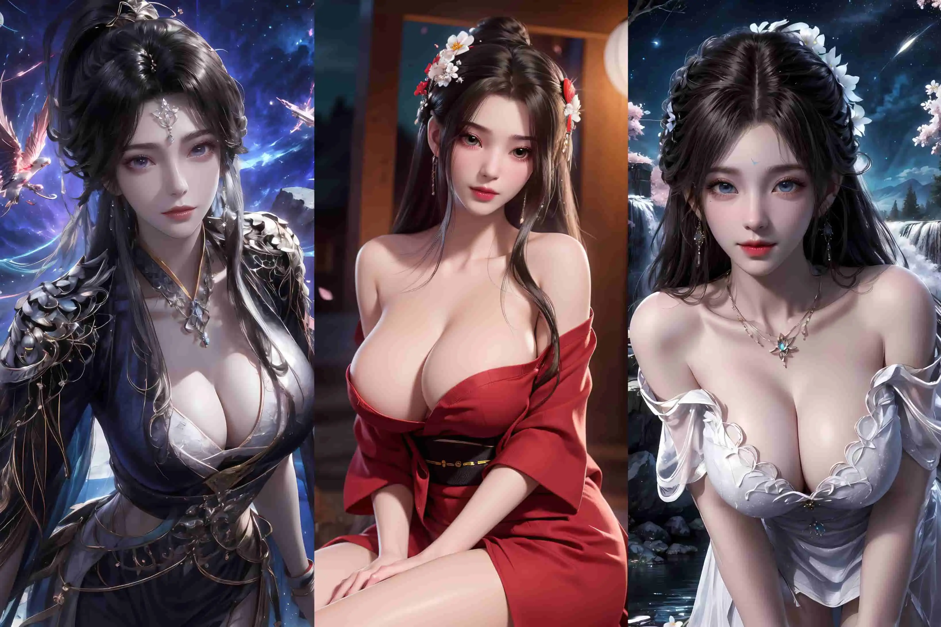 231222月婵仙子/李慕婉/周师姐 三组合集 775P