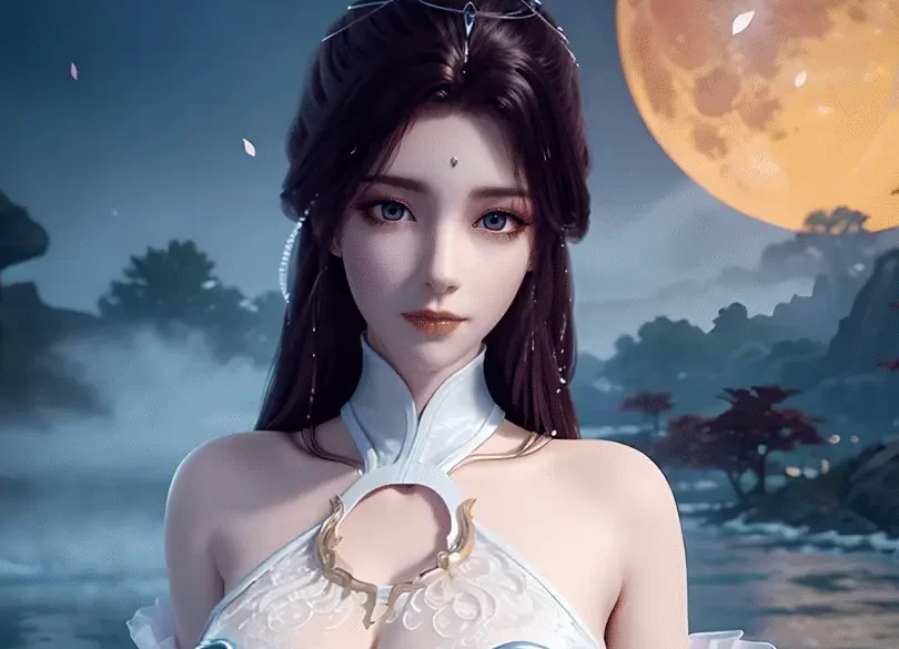 【三月浮力】F56 恬欣ai-月婵横竖屏壁纸 63P