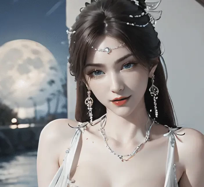 【八月浮力】F86 灵若金瓶儿珍珠胸链睡衣裙 57P