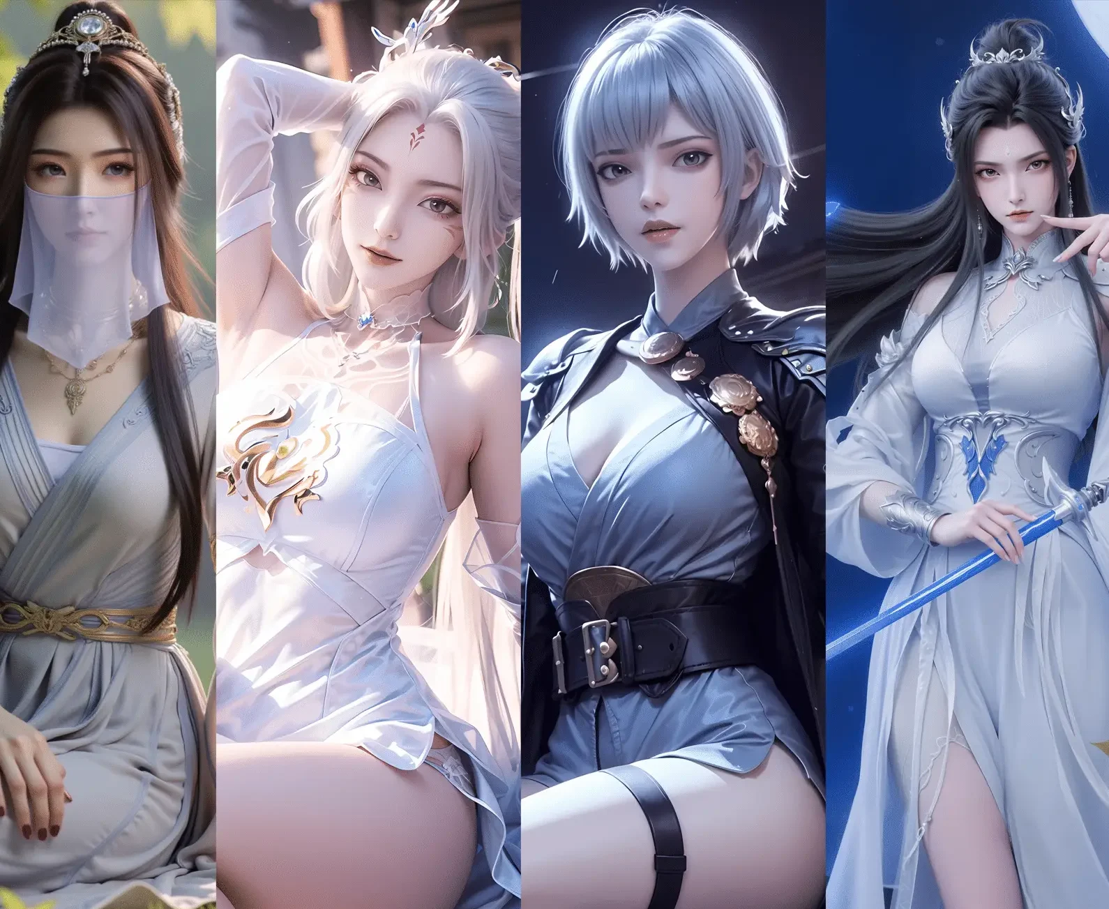 250630 紫灵/小白/白月魁/陆雪琪 四组合集 2246P