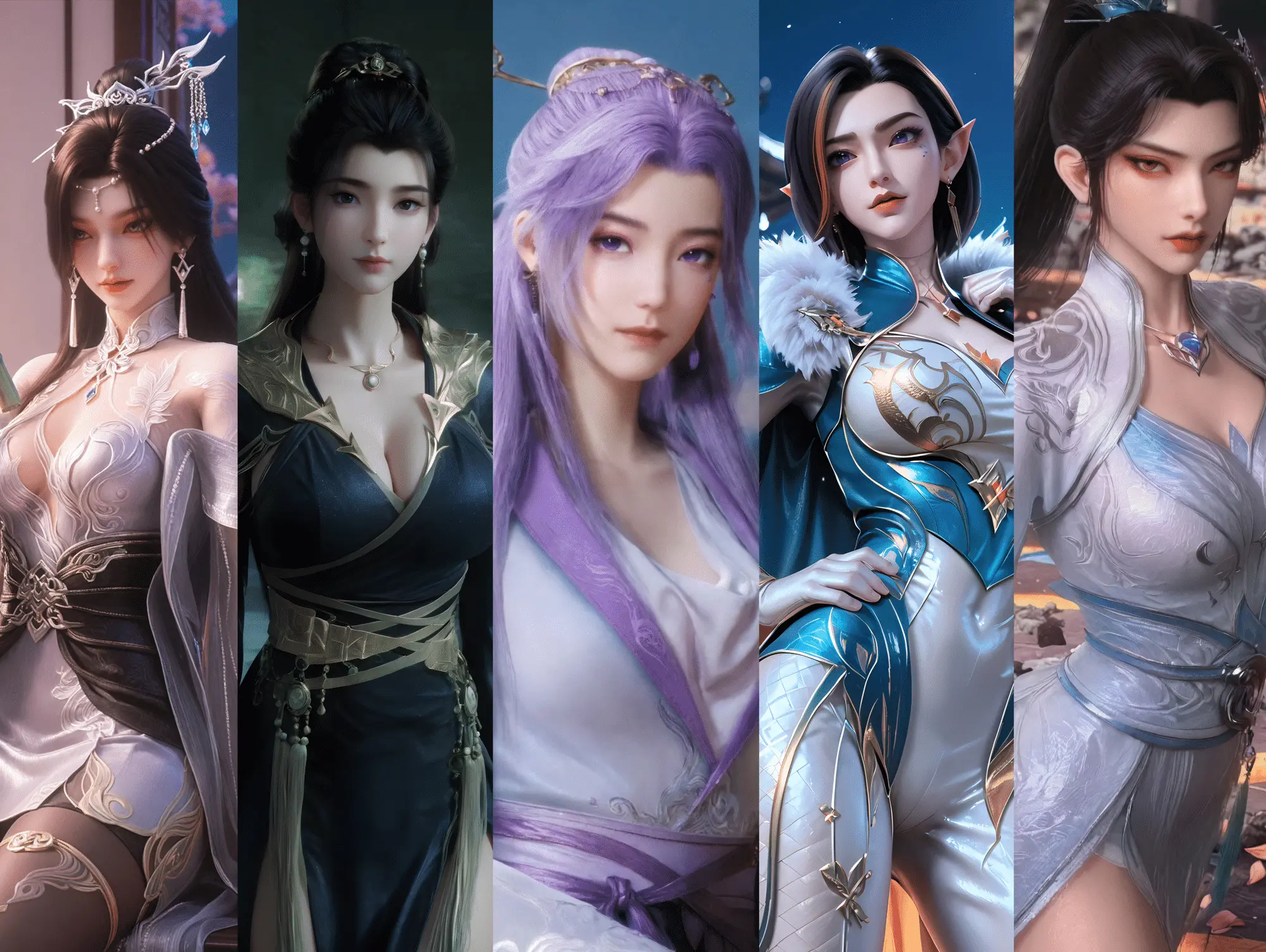 260129南宫仙儿梦可儿/燕如嫣/云霄限制/凤凰青仙子 四组合集 2847P